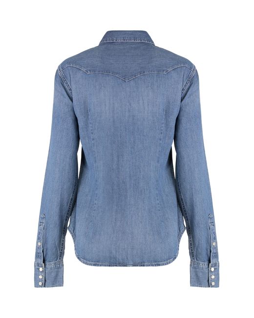 Polo Ralph Lauren Blue Denim Shirt Cotton