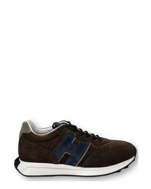 Hogan Black H601 Lace-up Sneakers for men