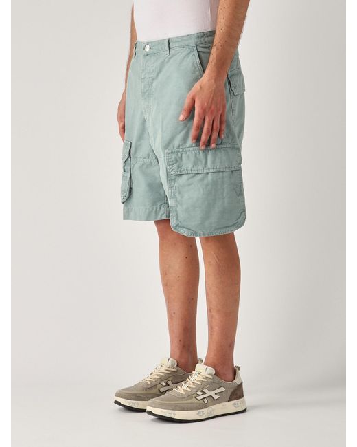 Nine:inthe:morning Green Lando Super Cargo Short Shorts for men
