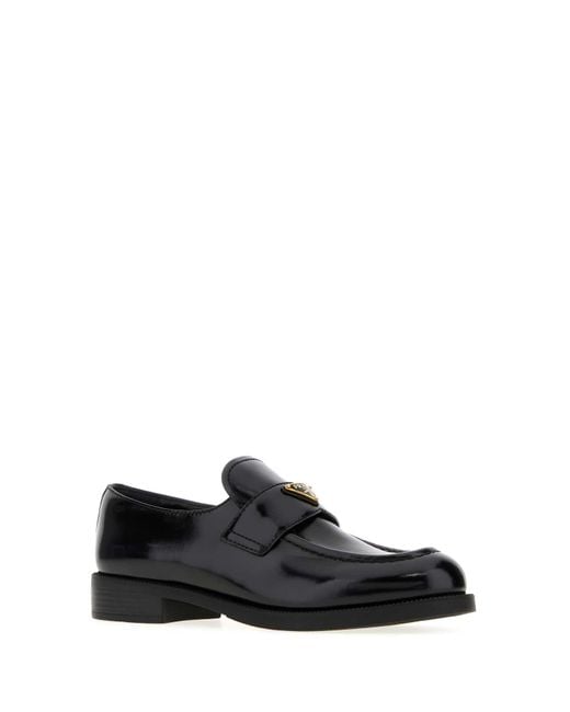 Prada Black Moccasters
