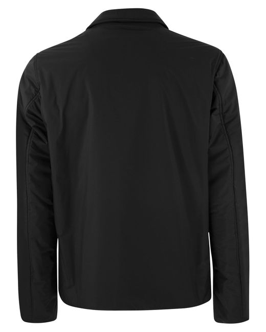 Herno Black Shirt Cut Jacket for men