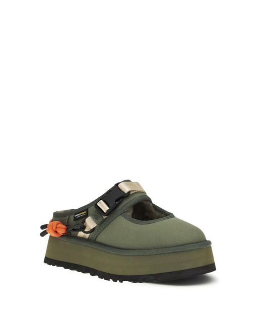 Ugg Green Mary Jane Mules Bea Wildwood Upper: Polyester Sandal