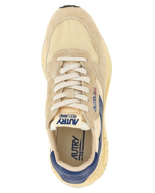 Autry Blue 'Reelwind Low' Sneakers for men