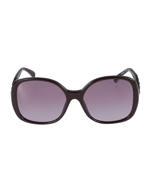 Chanel Square Sunglasses in Purple