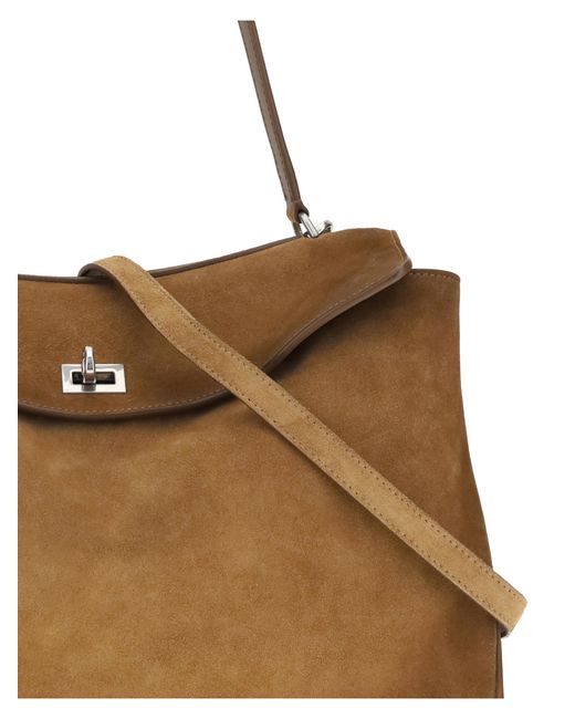 Balenciaga Brown Medium Rodeo Bag Calf Leather Bos Taurus Shoulder