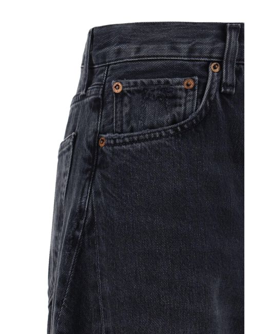 Agolde Blue 'Luna' Five-Pocket Jeans