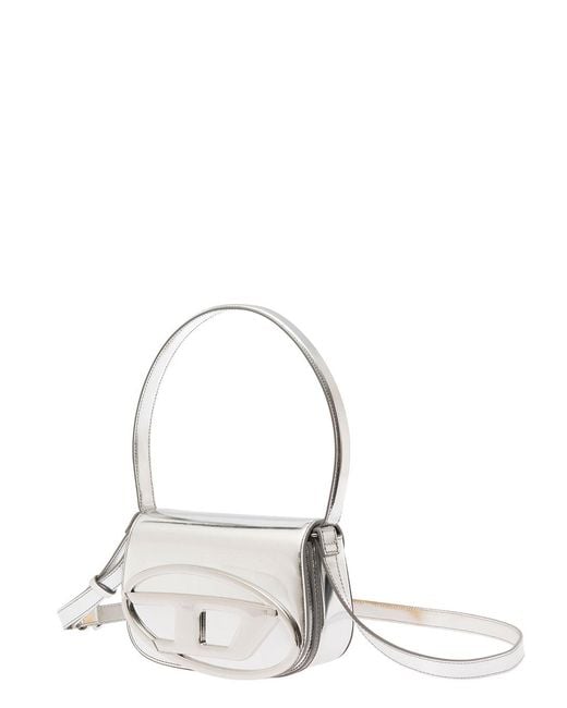 DIESEL Metallic 1Dr-Tone Shoulder Bag With Oval D Patch