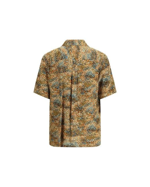 Saint Laurent Multicolor Viscose Pattern Shirt for men