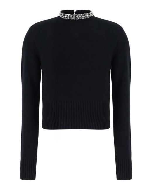 Pinko Blue Sweater Berlin Tops