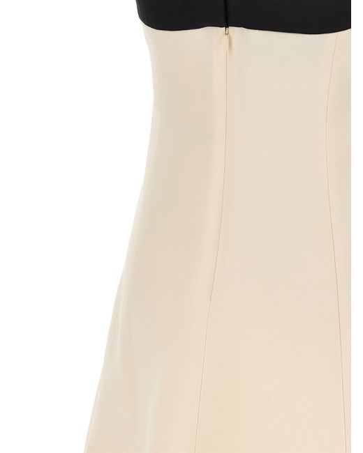 Valentino Garavani Natural Virgin Wool Short Dress