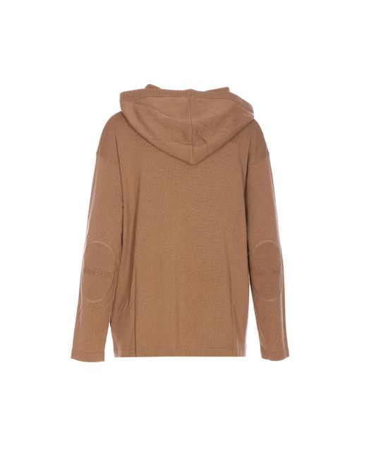 Max Mara Brown Sweaters Wool
