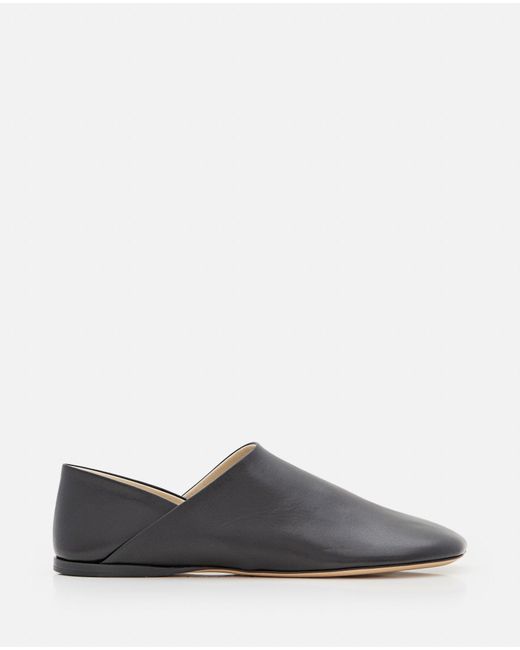 Loewe White Toy Leather Slippers