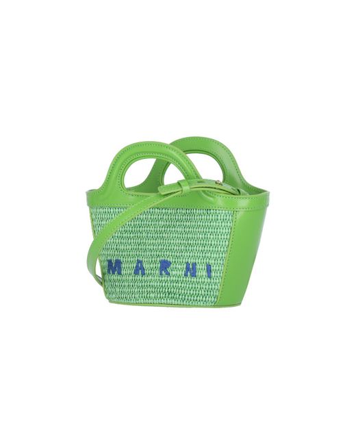 Marni Green Mini Tote Bag Tropicalia