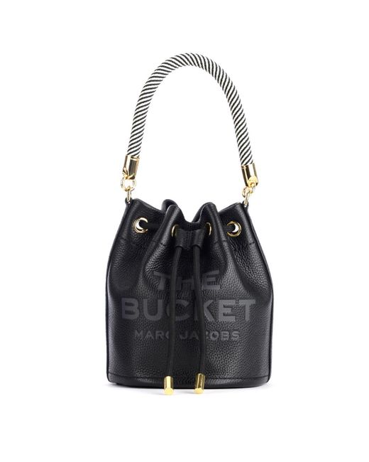 Marc Jacobs The The Leather Bucket Bag In Black Leather
