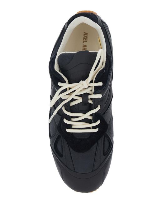 Axel Arigato Black Sneaker Slow Runner With Insert Design And Grooved Sole for men