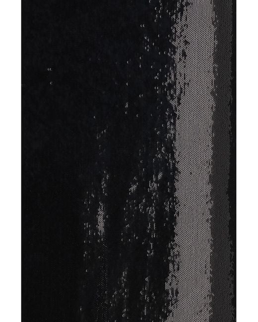 Totême Black Skirt Sequin Polyester