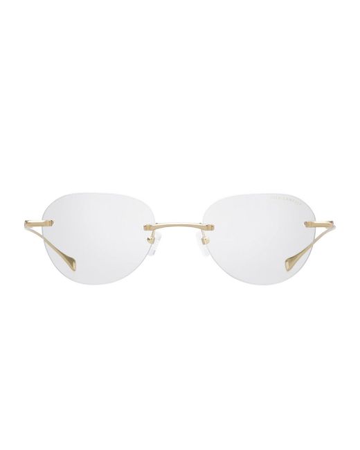 Dita Lancier White Lsa 121 Titanio Sunglasses