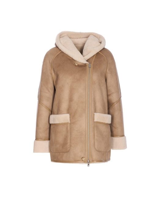 Urbancode Natural Reversible Faux Fur Jacket