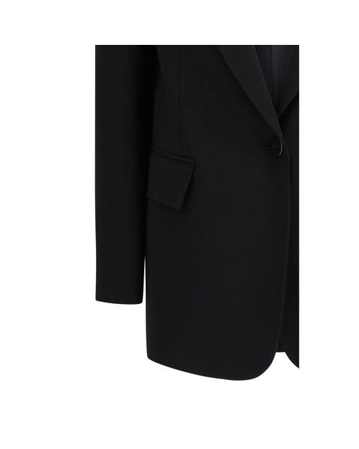 Max Mara Black Triacetate Blazer Clothing