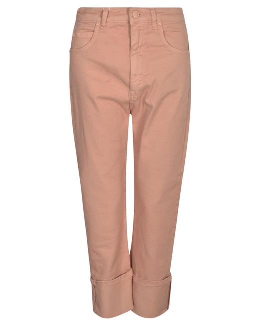 Max Mara Pink Cropped Jeans