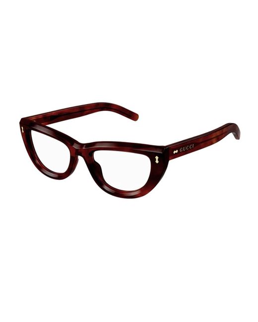 Gucci Brown GG1521O Linea Rivets Eyeglasses