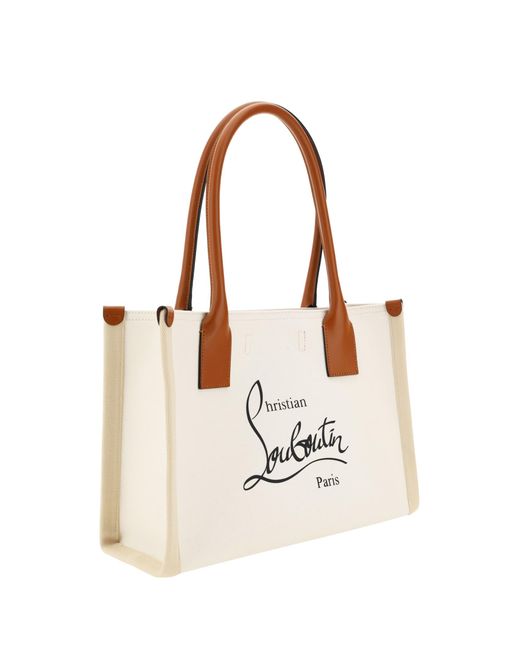 Christian Louboutin White Nastroloubi Shoulder Bag