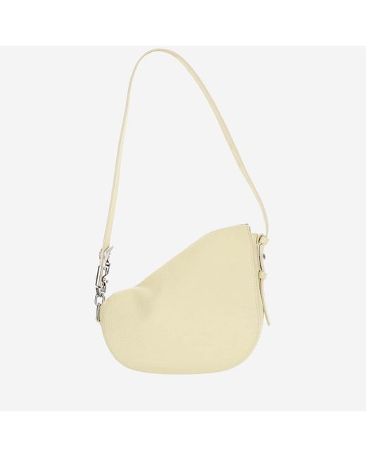 Burberry Metallic Small Knight Leather Shoulder Bag