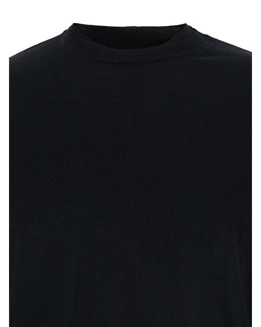 Low Brand Black Crew Neck Pullover for men