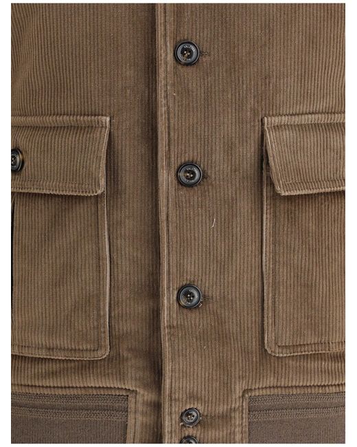 Valstar Brown Corduroy Jacket for men