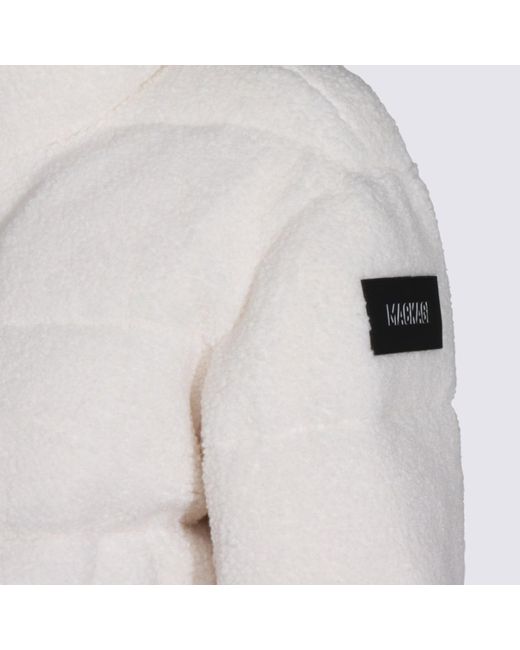 Mackage Gray Cream Down Jacket