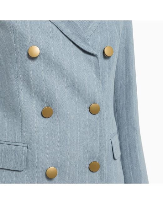 Tagliatore Blue Double-Breasted Jacket