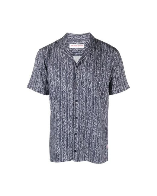 Orlebar Brown Blue Travis Wavie-278749-Midnight, Clothing for men