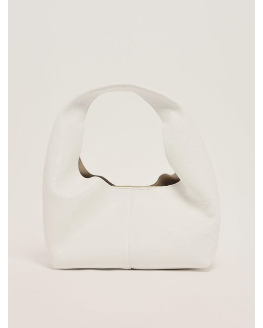 Liviana Conti Natural Medium Hobo Shoulder Bag