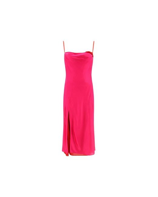 Acne Pink Wrap Dress