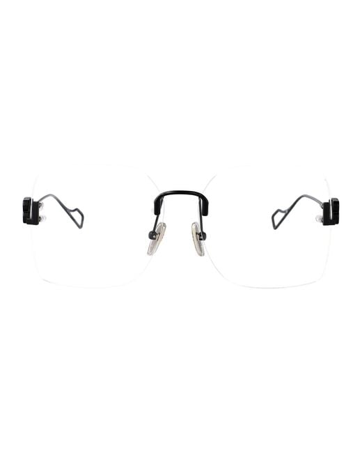 Balenciaga Multicolor Sunglasses Bb0113O--Transparent Metal Glasses & Frames
