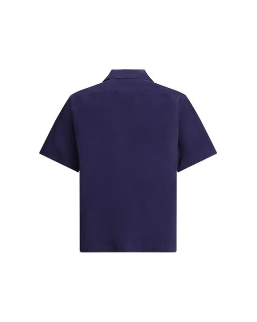 Prada Blue Short-Sleeved Shirt for men