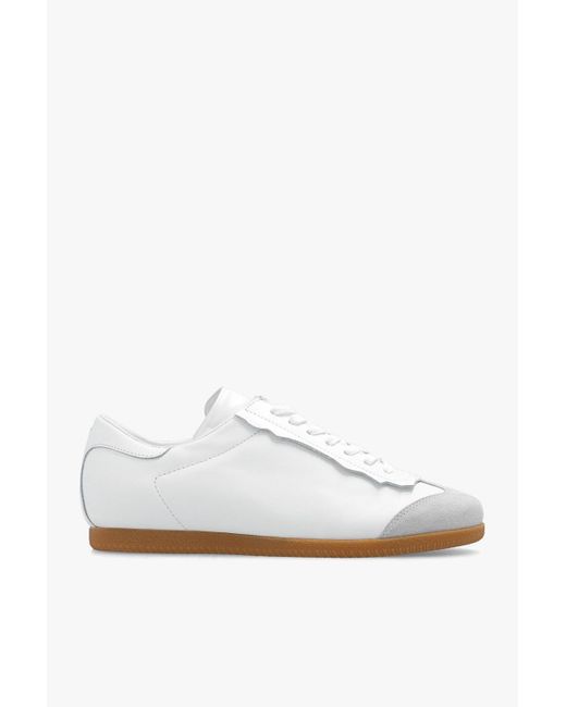 Maison Margiela White Leather Sneakers for men