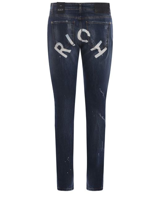 RICHMOND Blue Jeans Rich Made Of Denim for men