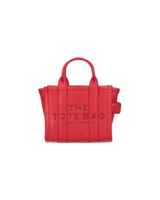 Marc Jacobs Red "the Micro Tote" Bag