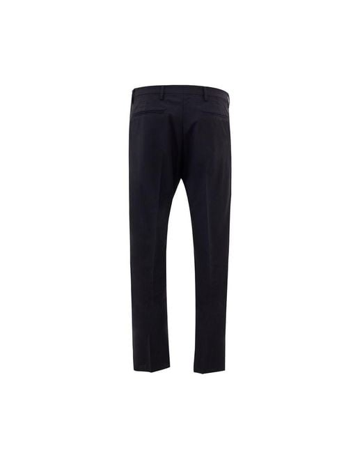 Valentino Blue Wool Dress Pants for men