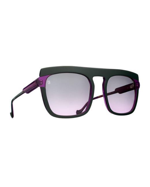 Caroline Abram Blue Noelia Acetato Sunglasses