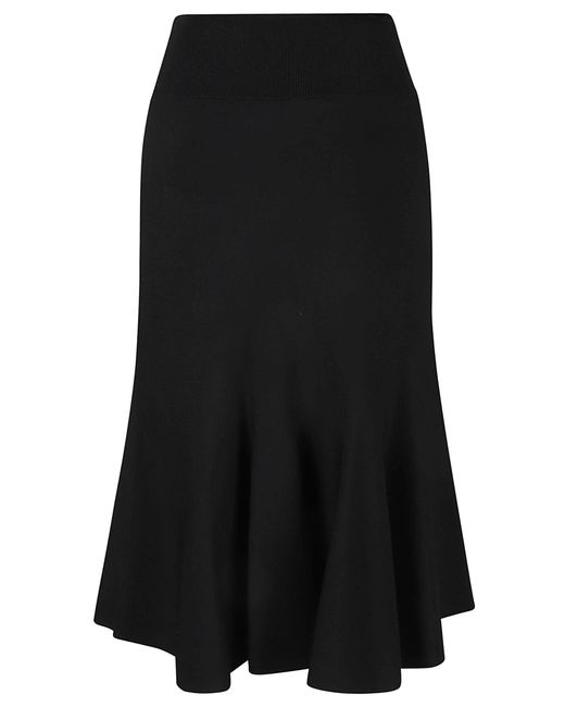 Stella McCartney Black Compact Knit Skirt