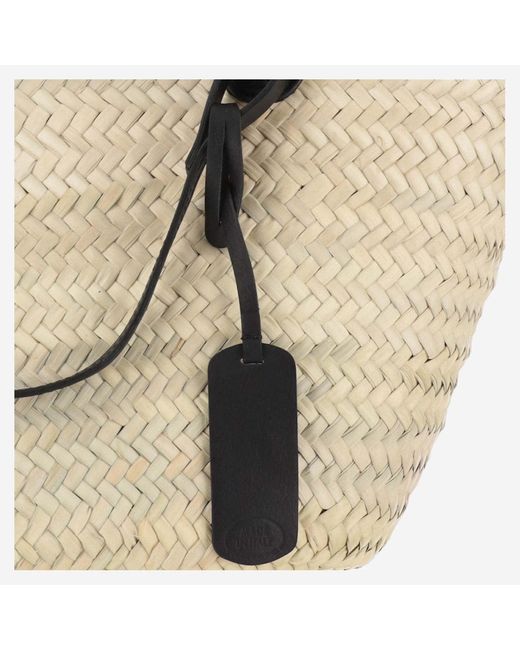 Filippo Catarzi 1910 Natural Straw Bag With Logo