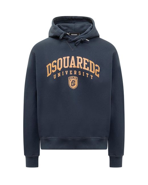 DSquared² Blue University Sweatshirt for men