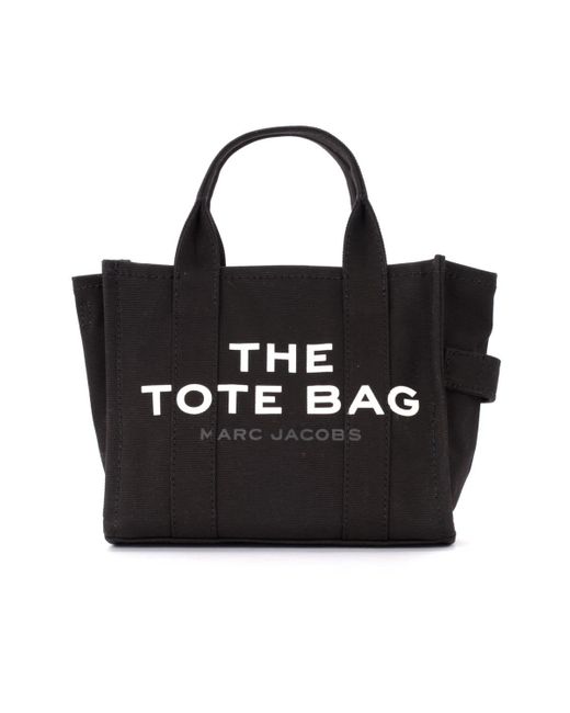 Marc Jacobs Canvas The Mini Traveler Tote Bag Black | Lyst