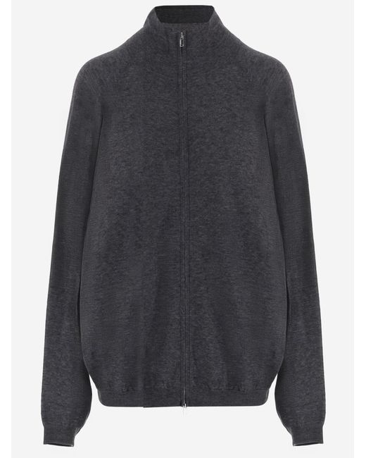 Frankie Shop Gray Jacket Wool-Blend