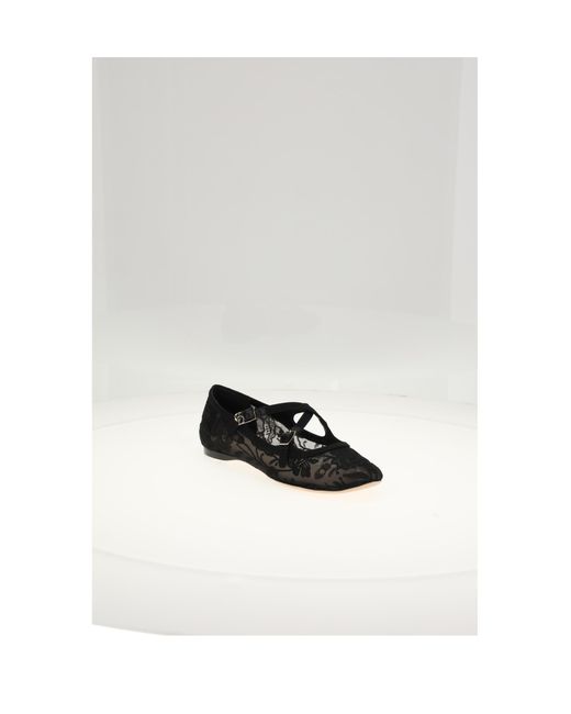 Dior White Ballerina With 0.5Cm Heel Upper Cotton Shoes