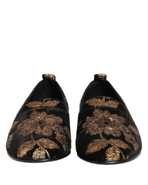 Dolce & Gabbana Black Loafers for men