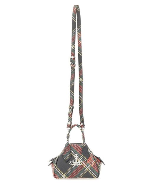 Vivienne Westwood Multicolor Mini Yasmine Bag Polyurethane Cotton Shoulder