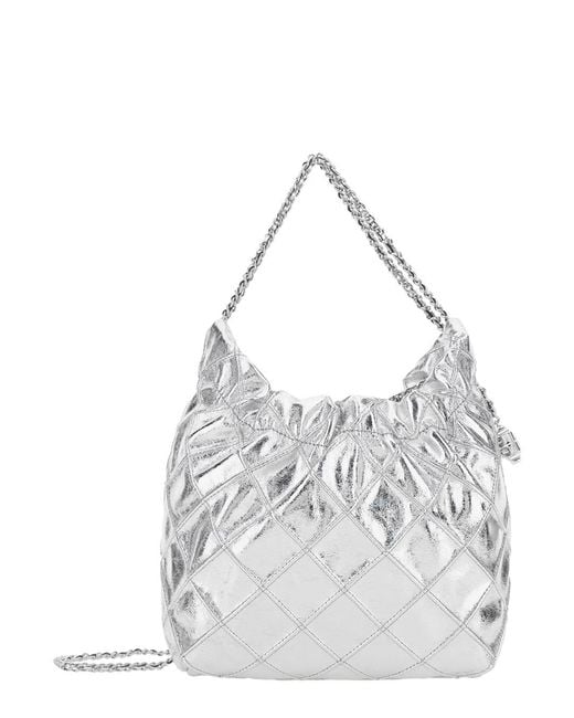 Tory Burch White Shoulder Bag Fleming Mini